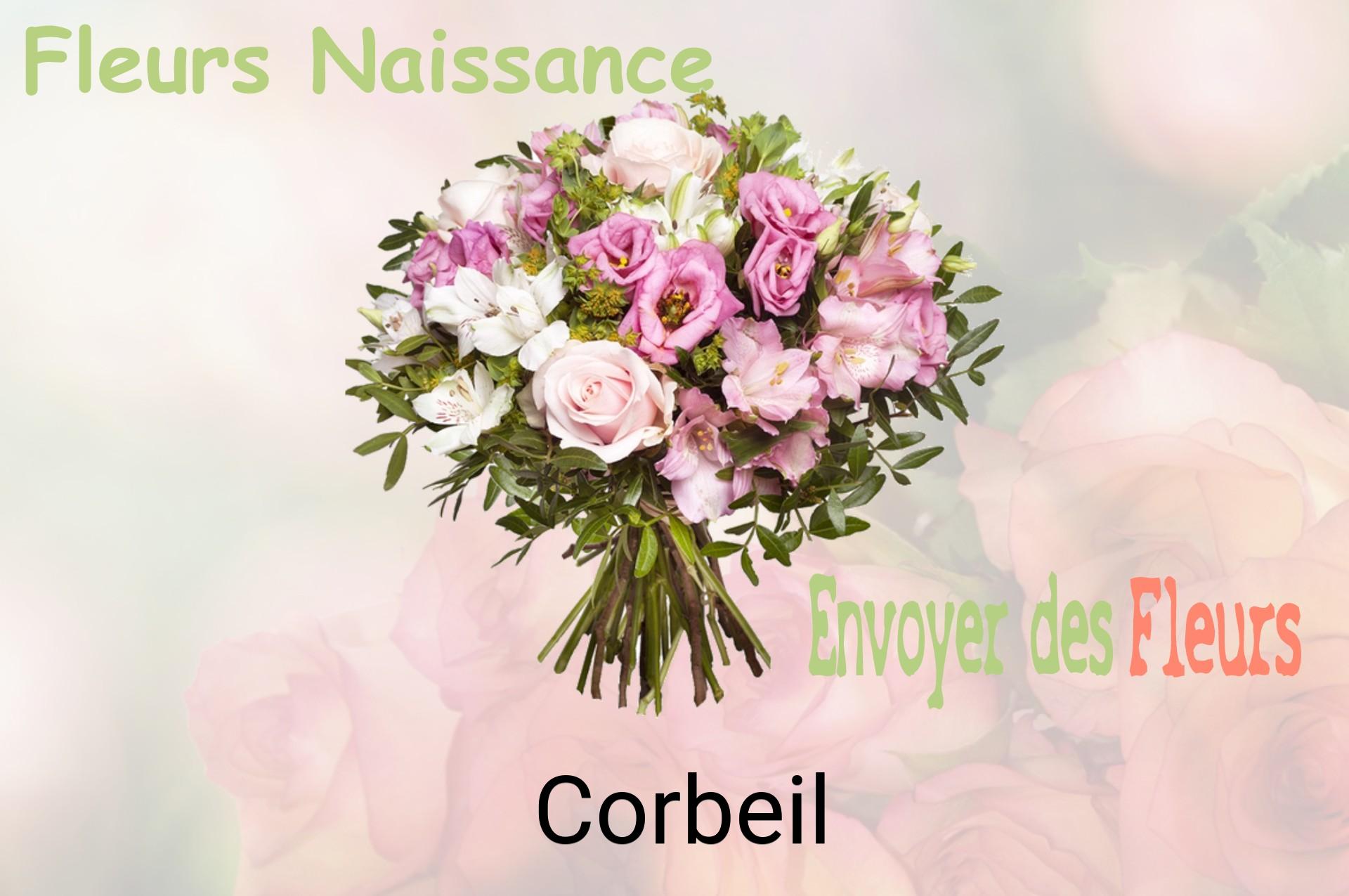 Bouquet de fleurs de naissance livré à Corbeil